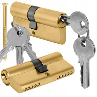Produktbild von Türzylinder 31/41 für A2 Smart Lock, Messing, 3 Schlüssel, doppelseitig