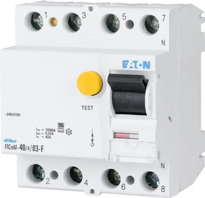 Produktbild von Eaton FEHLERSTROMSCHUTZSCHALTER (FRCMM-100/4/03-S/F)
