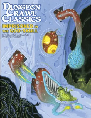 Produktbild von Dungeon Crawl Classics RPG #98 Imprisoned in the God-Skull - Tabletop-Rollenspiel - ENG Edition
