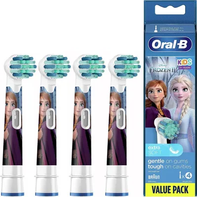 Zdjęcie produktu dla Oral-B EB10s Frozen wymienne główki do szczoteczek do zębów, 4 szt
