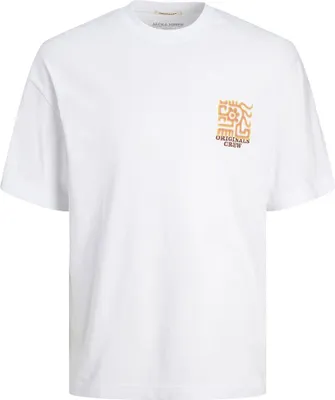 Produktbild von Jack & Jones Kalbarri Back Esp Kurzarm-t-shirt Weiß S Mann Weiß S