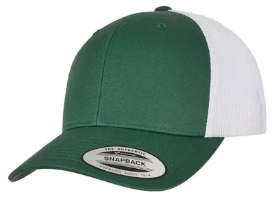 Immagine prodotto di Classic - Cappellino trucker bicolore FK1772 (taglia unica) (verde sempreverde/bianco)