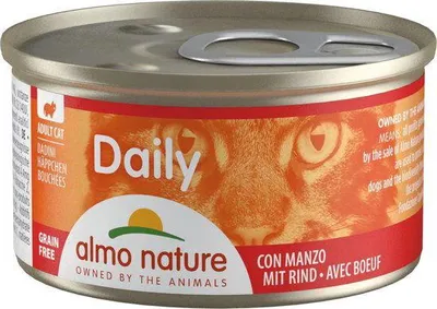 Produktbild von Almo Nature 8001154125337, Adult, Rind, 85 g, Getreidefrei, Ohne künstliche Farbstoffe