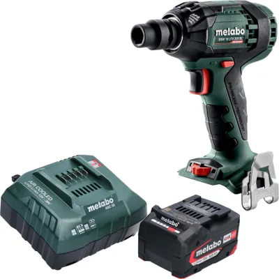 Obrázek produktu pro Akumulátorový rázový utahovák Metabo SSW 18 LTX 300 BL 18 V 300 Nm 1/2" bezkartáčový + 1x akumulátor 4,0 Ah + nabíječka.