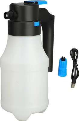 Produktbild von Elektrische Autowaschschaum-Gießkanne, automatisches Sprühen, handgehaltener Hochdruck-Pumpsprüher zum Waschen, Besprühen im Garten