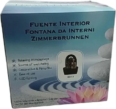 Image de Fontaine d'intérieur Bhava Zen avec décor Bouddha - Coffret cadeau
