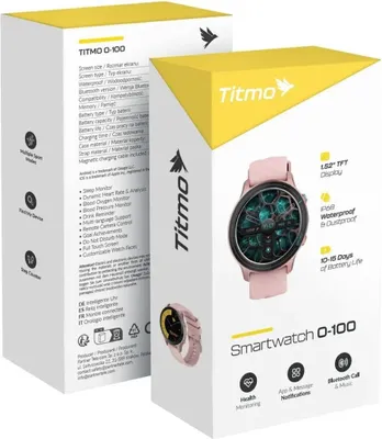 Zdjęcie produktu dla Smartwach Titmo Sportowy Wodoodporny Rozmowy Bluetooth Krokomierz