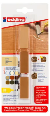 Produktbild von Edding 8902, Möbel-Reparaturstift, Wachs, Beige, 90 mm, 15 mm, 3 Stück(e)