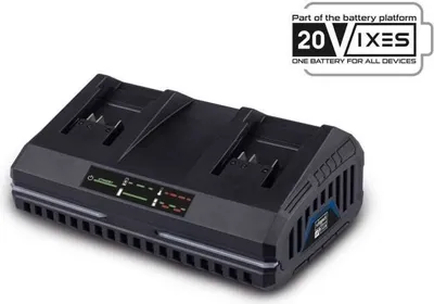Image de Chargeur de Batterie Double Scheppach, 2.4A, 20V, pour Gamme IXES