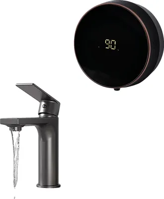 Obrázek produktu pro Dávkovač pěnového mýdla, montáž na zeď, automatický provoz, černý