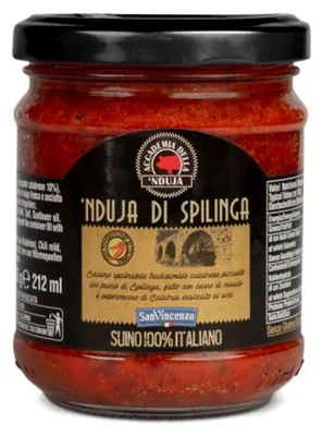Image de Nduja épicée de Spilinga, 185 g, marque San Vincenzo