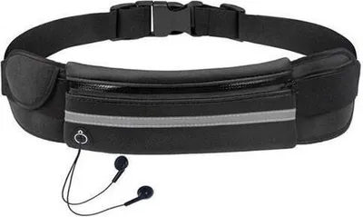 Produktbild von starfix Jogging Hüfttasche/Bauchtasche Universal schwarz
