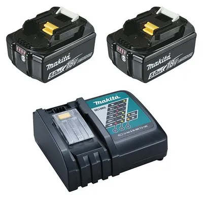 Image de Pack énergie 18V LXT Li-Ion (2 batteries BL1850B 5Ah + chargeur DC18RC) 12V - MAKITA - 197570-9