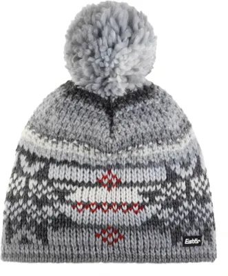 Produktbild von Eisbär Ike Strickmütze mit Bommel für Damen und Herren, Farbe:Grau
