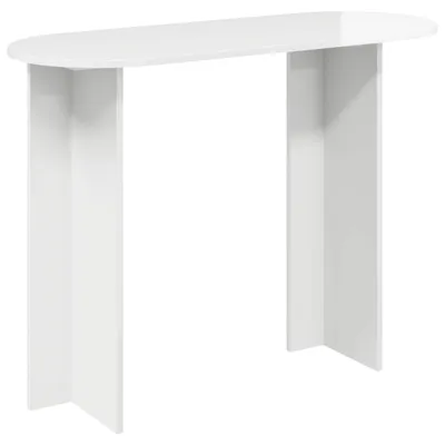Obrázek produktu pro Konzolový stolek Bílá s vysokým leskem 100 x 39,5 x 75 cm