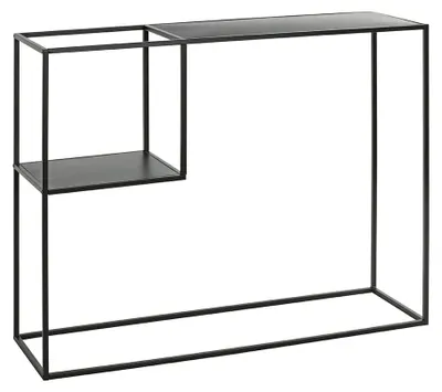 Konsole schwarz Metall B 100 x H 80 x T 30 cm modern