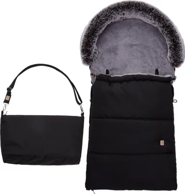 Produktbild von Fußsack DE LUXE 5Punkt Outlast® - Schwarz/Grau