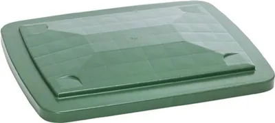 Zdjęcie produktu dla Pokrywa L945xW725mm zielona HD-polietylen do pojemnika transportowego 400l CRAEMER