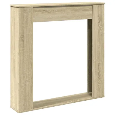 Obrázek produktu pro vidaXL Obestavba krbu Sonoma dub 100x20x100 cm materiál na bázi dřeva