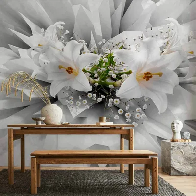 Produktbild von Vlies Fototapete - Floral Explosion 350x245 cm Blumen b-C-0213-a-a