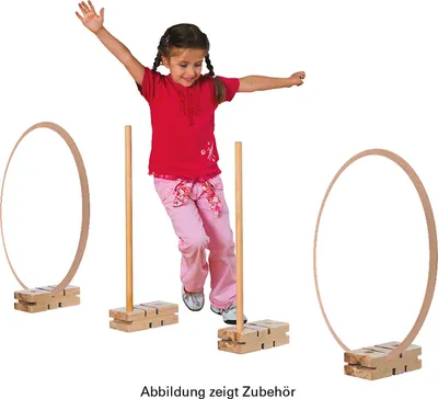 Produktbild von Gymnastikstein aus Holz Balancetrainer Kinder Spiel Kindergarten Koordination