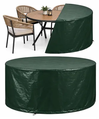Imagen del producto de Funda protectora para muebles de terraza, de 225 x 98 cm, resistente a la intemperie, para mesas y sillas