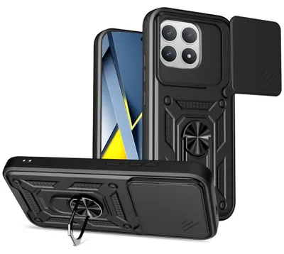 Obrázok produktu pre Techsuit – CamShield Series puzdro s posuvným krytom fotoaparátu pre Xiaomi Poco F8 Pro – čierne
