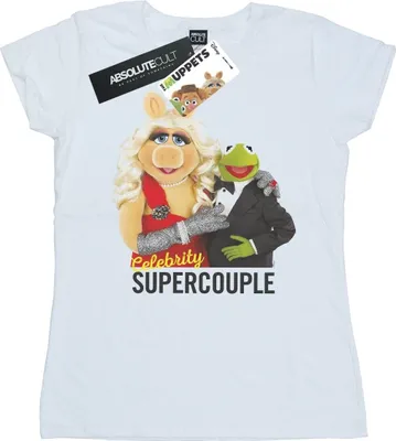 Produktbild von Disney - "The Muppets Celebrity Supercouple" T-Shirt für Damen BI49772 (L) (Weiß)