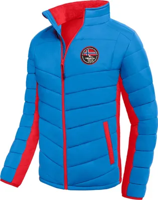 Zdjęcie produktu dla Kurtka zimowa Nebulus GENIUS męska, ciepła kurtka outdoorowa, praktyczna i wszechstronna kurtka przejściowa i zimowa, P5857 - męska, kobaltowo-czerwony, XL