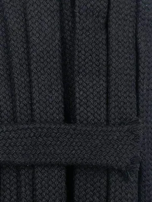 Produktbild von Baumwollkordel 18 mm flach für Turnbeutel (Schwarz, 4 m)