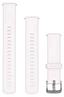 Produktbild von Garmin Schnellwechsel-Armband 18 mm, Silikon, Blush Pink