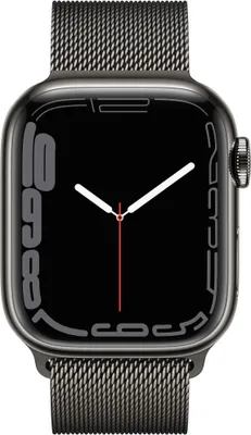 Produktbild von Apple Watch Series 7 41mm (A2476) Graphite Stainless Milanaise Graphite CEL Neu