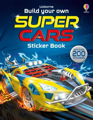 Produktbild von Build Your Own Supercars Sticker Book
