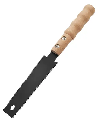 Produktbild von Japanische Handsäge Japansäge Zugsäge - 6 Zoll - 15/17 TPI - Doppelseitig - Buchenholzgriff - Für Holz und Kunststoffrohre