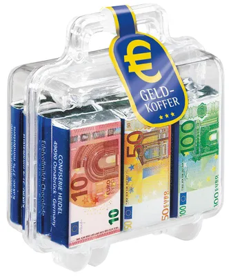 Produktbild von Heidel Euro-Geldkoffer 33g