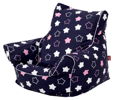 Produktbild von Kindersitzsack - Star Blue pink