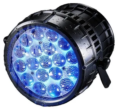 Imagen del producto de Focos escénicos, IP65, resistentes al agua, con control DMX, 2 unidades, RGBW 4 en 1