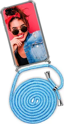 Produktbild von TWIST-Case + TWIST-Cord für Huawei P40 Pro / P40 Pro+, Farbe:Chilly Jeans (Silber)