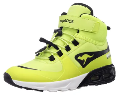 Produktbild von KangaROOS Uni Kinder Kx-hydro Sneaker, Lime Jet Black, 33 EU