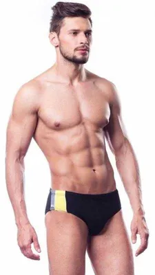 Produktbild von Shepa - Badehose für Herren PP11090 (S) (Schwarz/Gelb)
