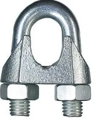 Produktbild von Seilklemme DIN 741, 10x42mm M8, A4 - Edelstahl - Packung mit 1 Stück