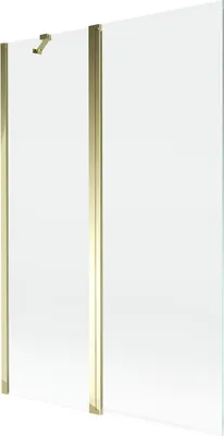 Obrázek produktu pro Mexen Mist sprchová zástěna dvoukřídlá 120 x 150 cm, transparentní, zlatá - 8A9-120-011-50-00