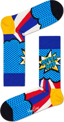 Zdjęcie produktu dla Skarpety Happy Socks Super Dad - Rozmiar 41-46