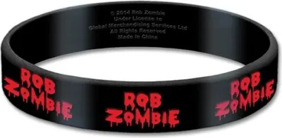 Produktbild von Rob Zombie - Logo Gummy Armband