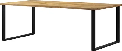 Produktbild von Furniture24 Tisch Halle 94 Esstisch Küchentisch in Wotan Eiche Nachbildung