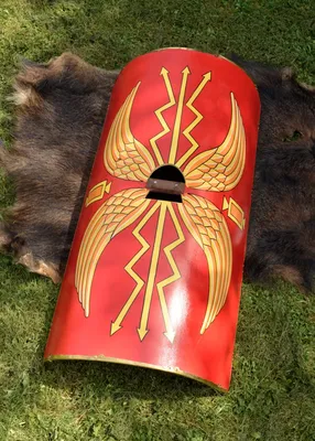 Produktbild von Scutum der römischen Legionäre, Römerschild - Schild der Legionäre Ausführung: ohne Buckel