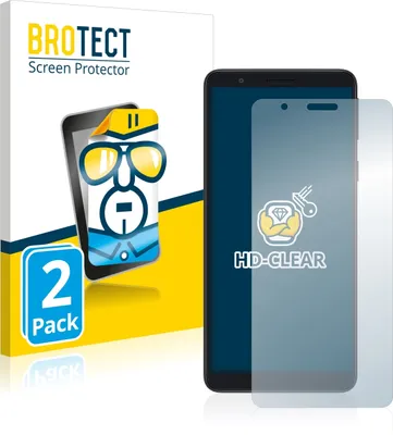 Produktbild von 2x Für Samsung Galaxy A3 Core Schutzfolie BROTECT Displayschutz Display Schutz Folie Klar Transparent