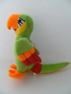 Produktbild von Stofftier Papagei, 33 cm, grün, Kuscheltier, Plüschtier Ara, Vogel Vögel Papageien