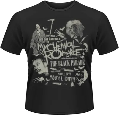 Produktbild von My Chemical Romance Uni-T-Shirt: Gruselig, XX-Groß, SCHWARZ