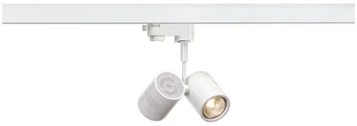 Produktbild von SLV BIMA II Leuchtenkopf, weiss, GU10, 2x50W max., inkl. 3P.-Adapter